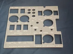 Vintage Gulfstream Aircraft Instrument Panel